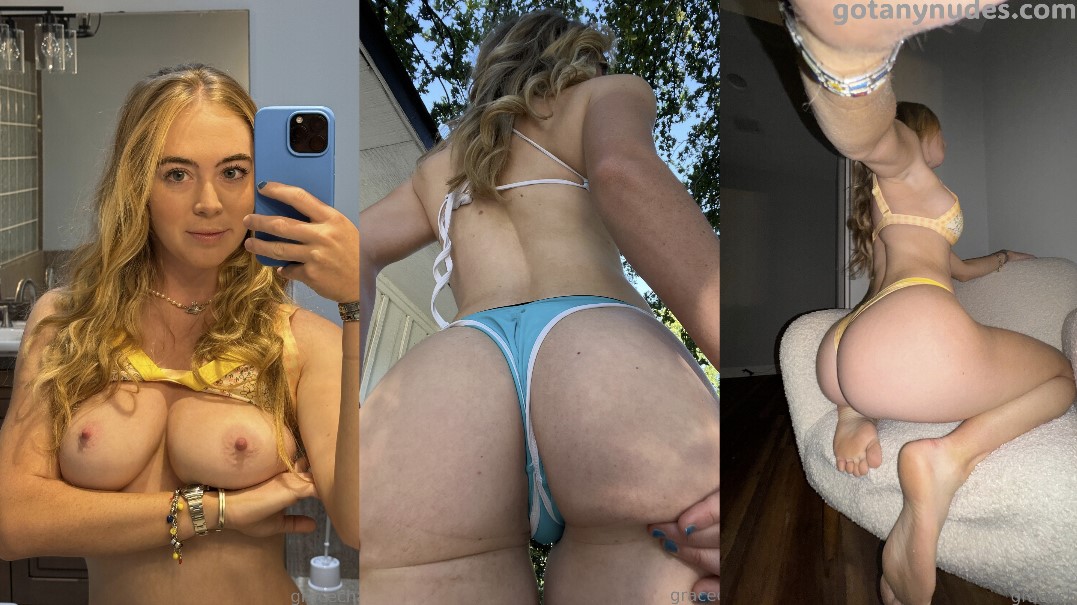 Gracecharisxo Nude Onlyfans Teasing Tits Selfie Video