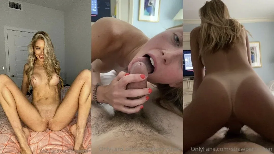 Strawberryshan Riding Cowgirl Onlyfans Sextape Video